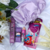 Kit little purple package gloss liptint balm laço cetim - comprar online