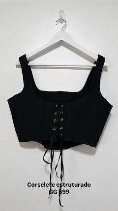 Corset Cropped - Fora Do Padrão Brechó 