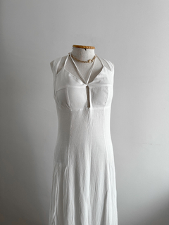 Imagem do vestido longo branco