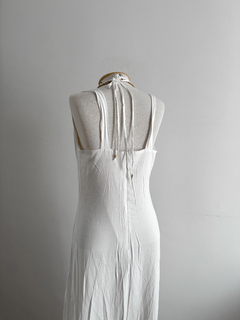 vestido longo branco - comprar online