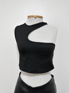 Top cropped preto