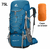 Mochila Camping Confort 75l Cargueira c/ Placa de Aluminio - comprar online