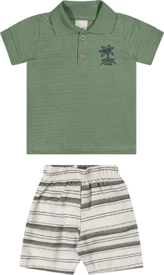 Conjunto Polo em Malha Preppy - comprar online