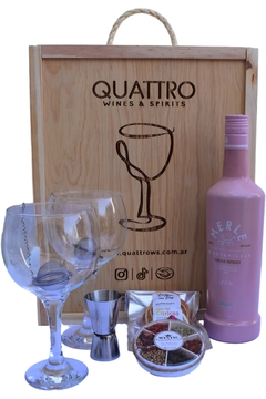 Box Doble Gin Merle Pink - Quattro