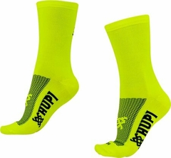 Meia hupi amarelo neon