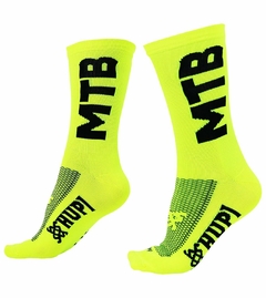 meia hupi mtb 2 amarelo neon