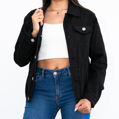 CHAQUETA NEGRA OVERSIZE