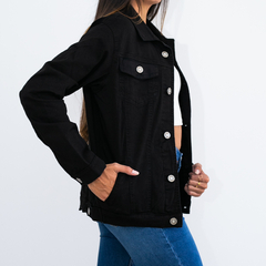 CHAQUETA NEGRA OVERSIZE - comprar online