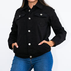 CHAQUETA NEGRA OVERSIZE - Bryelh