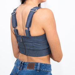 Crop Top Denim REF 30005 - comprar online