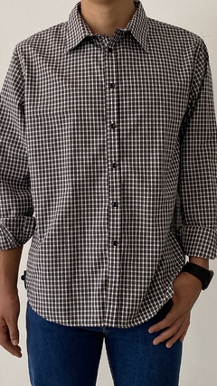 CAMISA POPELINA CUADROS REF 003