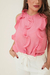 BLUSA ROSA BABADO