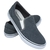 Imagem do Tênis Casual Slip On Iate Masculino com Elástico Plumax Em Lona Grafite 4000