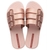 Chinelo Sandalia Feminino Ipanema Bold Slide Macio Lançamento Grendene Rosa/Rose