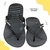 Imagem do Chinelo Masculino Rider Grendene Fell Urban Casual de Dedo Confortável Original Preto