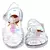 Sandália Rasteira Infantil Feminina com Luz Led Confortável Baby Light Cristal Glitter - loja online