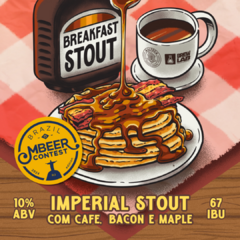 BREAKFAST STOUT - RIS COM CAFÉ, MAPLE E BACON - 1L