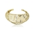 BRACELETE DOURADO BANHO EM OURO 18K