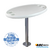 Mesa para Barco - Base c/ Sistema de Encaixe - Pedestal c/ Altura Fixa 68,5cm - comprar online