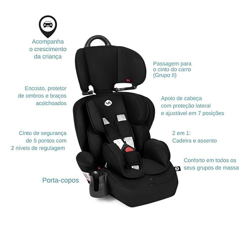 Cadeirinha Para Auto Infantil Assento Cadeira Bebê 9 à 36 kg - Styll -  Cadeirinha para Automóvel - Magazine Luiza