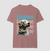 Camiseta com imagem de um cachorro e a frase DogLove