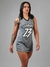 Regata Basqueteira Bodyfit Graphite Line 23 Chumbo Feminina - comprar online