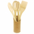 Kit Utensílios de Cozinha 5 pçs - Bambu - comprar online