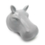 Vaso de Parede Cachepot Hipopótamo Cinza Cerâmica - comprar online