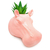Vaso de Parede Cachepot Hipopótamo Rosa Cerâmica na internet