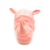 Vaso de Parede Cachepot Rinoceronte Rosa Porcelana - comprar online