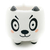 Vaso Cachepô em Cerâmica Panda - Branco Pequeno MD2 - comprar online
