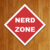 Placa Nerd Zone - comprar online