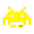 Placa Space Invaders - Metal 33cm - comprar online