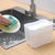Imagem do Dispensador de Sabão Detergente com Porta-Bucha 2 x 1