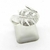 ANILLO ABIERTO HOJA CUBICS PLATA925