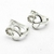 AROS ARGOLLA BISAGRA CORAZONES CUBIC 10mm PLATA925