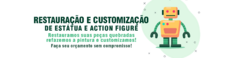 Banner da categoria Restauração e Customização de Estátuas e Actions