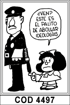 Mafalda Policia COD 4497