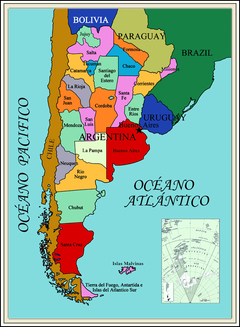 Mapa Argentina COD 4850