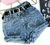 Short saia jeans infantil / Short jeans pedraria infantil - comprar online