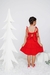 Vestido de natal infantil + roupa da boneca - comprar online