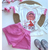 CONJUNTO INFANTIL MENINA SHORT SAIA - Pirulitando Moda Infantil