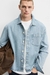 Sobrecamisa denim boxy fit ZARA - comprar online