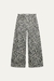 Jeans Z1975 wide leg estampado animal ZARA - comprar online