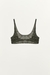 Top bandeau abalorios lentejuelas ZARA