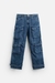 Imagen de Pantalón denim cargo bolsillos ZARA