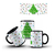 Caneca Personalizada de Natal: Árvore Natalina - CNC002 13535