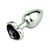 Efectivo: $13.500. STEEL HART STRASS ANAL PLUG MEDIUM (8,3 cm x 3,4 cm) - 1956-57 - comprar online