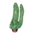 Efectivo: $17.000. VIBRADOR DOBLE VERDE (18 cm x 3,5 cm / 12 cm x 2,5 cm) - 1803-02