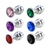 Imagen de Efectivo: $18.000. STEEL WAVES STRASS ANAL PLUG LARGE (9,4 cm x 3,9 cm) -